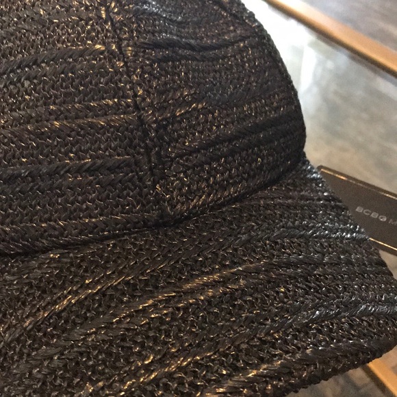BCBG MAXAZRIA Natural Texture Baseball Cap NWT - Picture 2 of 8
